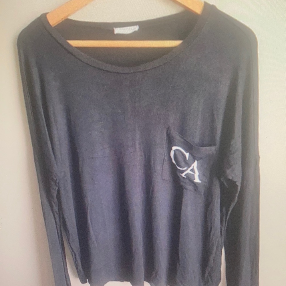 Full Tilt Black Long Sleeve Top